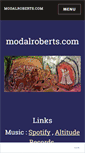 Mobile Screenshot of modalroberts.com